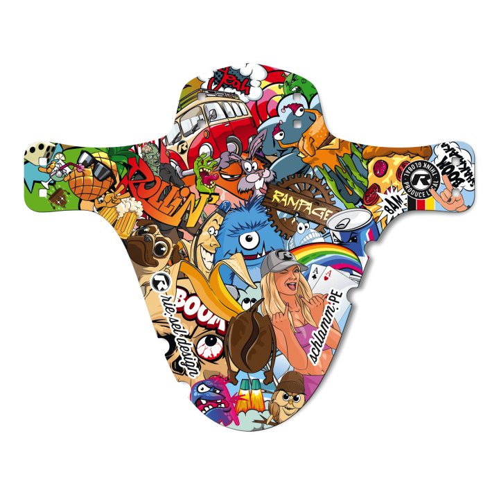 Garde-boue avant Riesel Design SCHLAMM:PE stickerbomb eyecatcher