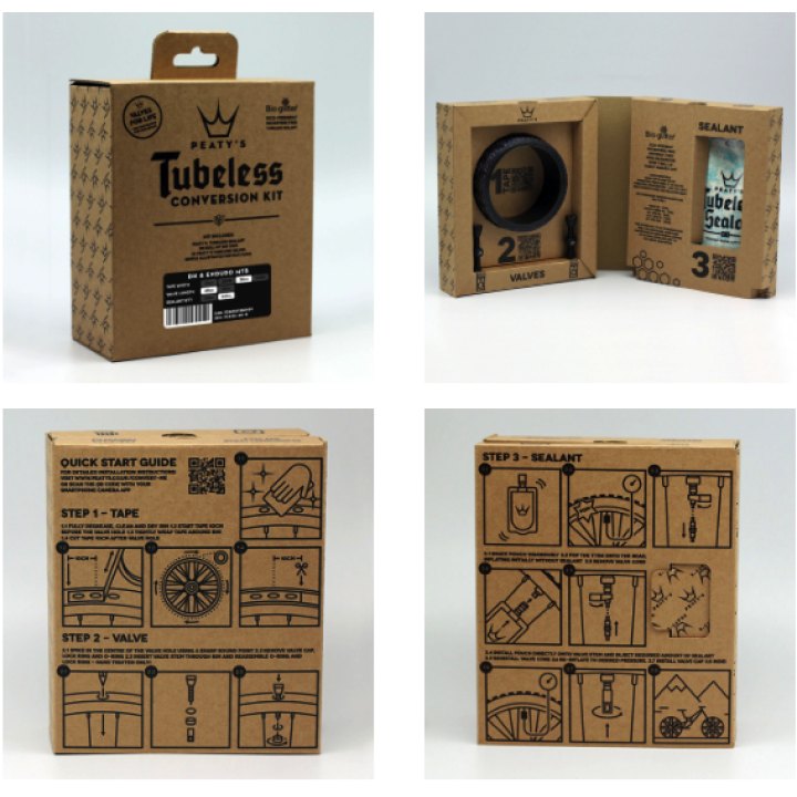 Kit de conversion Peaty's Tubeless MTB 25mm