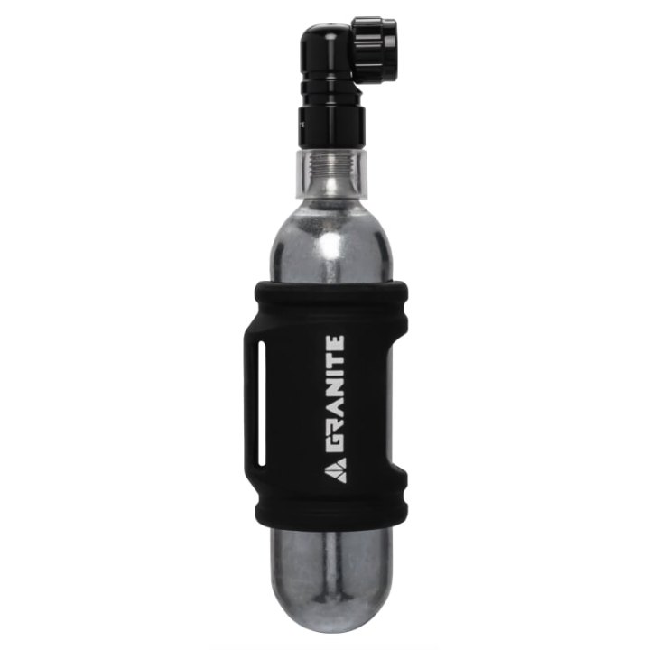 Granite Punk kit embout de gonflage et poche silicone pour cartouche CO2 25g