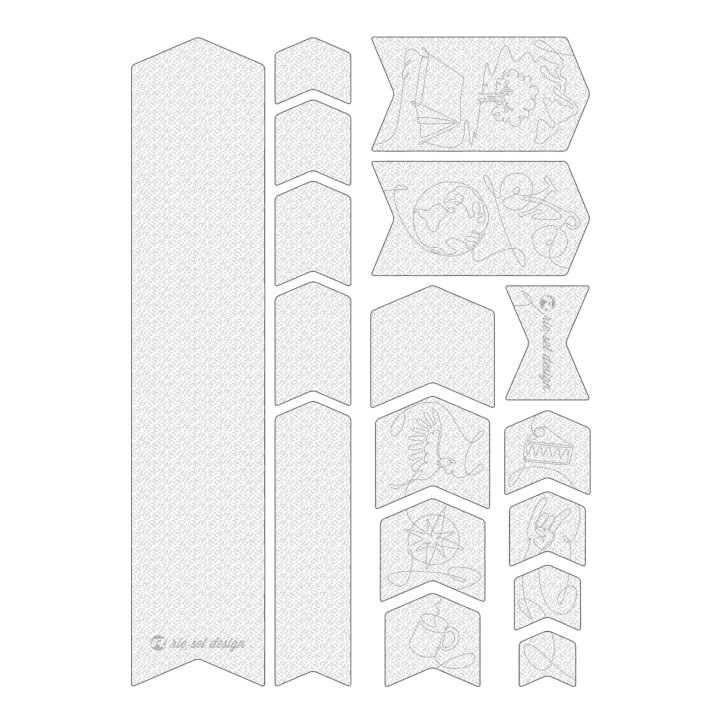 Kit film de protection Riesel Design FRAME:GUARD cadre journey