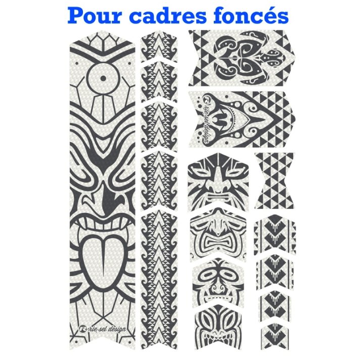 Kit film de protection Riesel Design FRAME:TAPE 3000 cadre maori grey