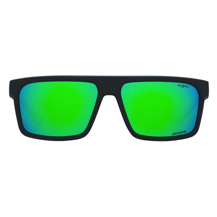 Lunettes de soleil Pit Viper The Bio Exec Turboshaft HDPV Polarized Blue-Green