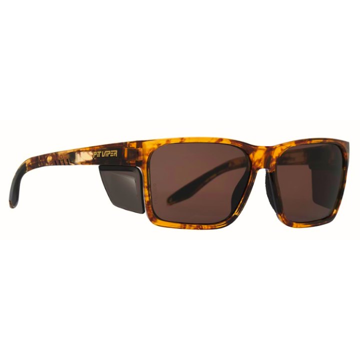 Lunettes de soleil Pit Viper The Hawksbill Revlock HDPV Polarized Brown