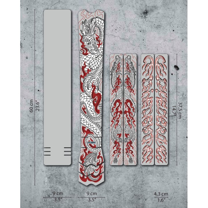 Kit film de protection cadre DYEDBRO NEO Naga Dragon Gloss