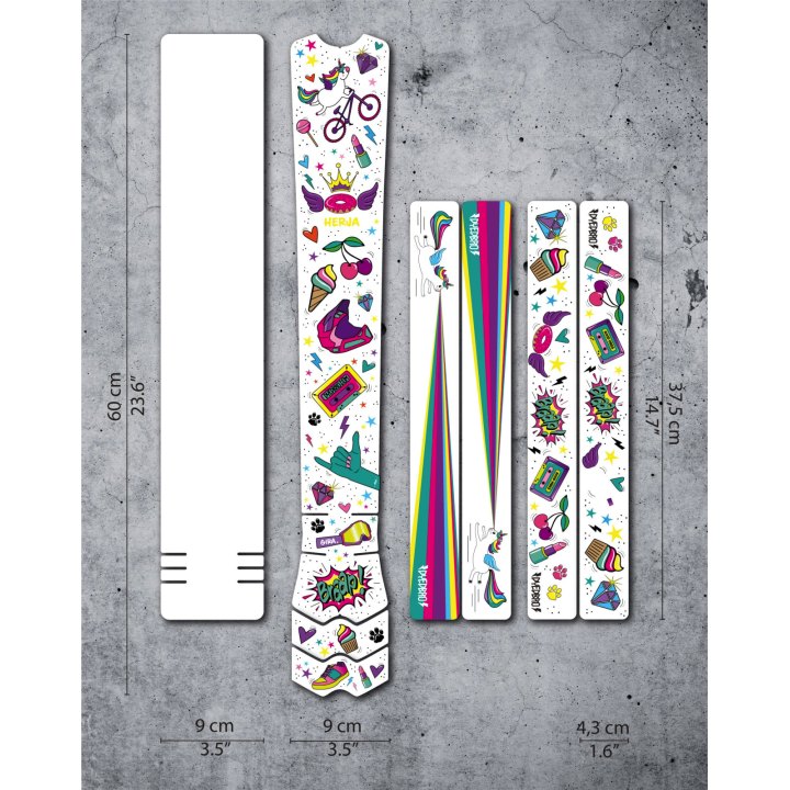 Kit film de protection cadre DYEDBRO NEO Unicorn Glitter