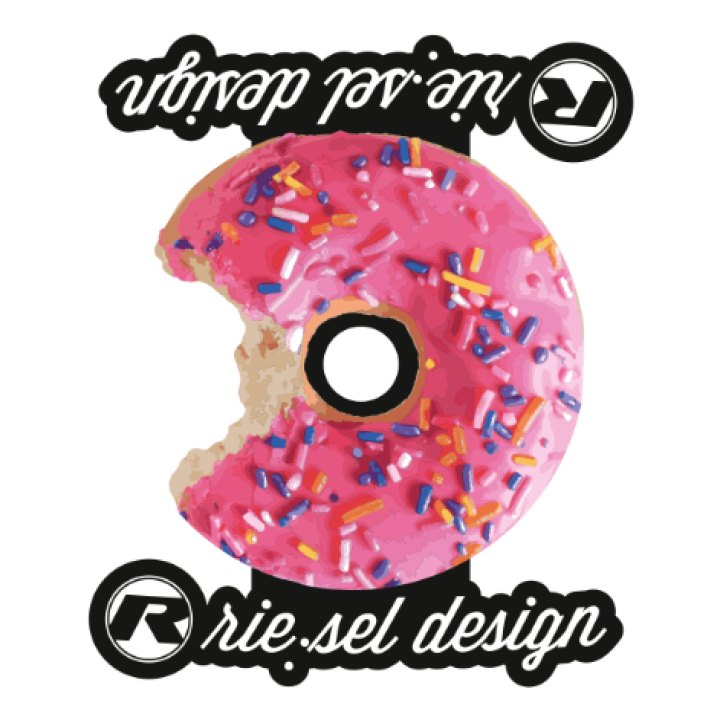 Kit stickers valves Riesel Design Donut x2