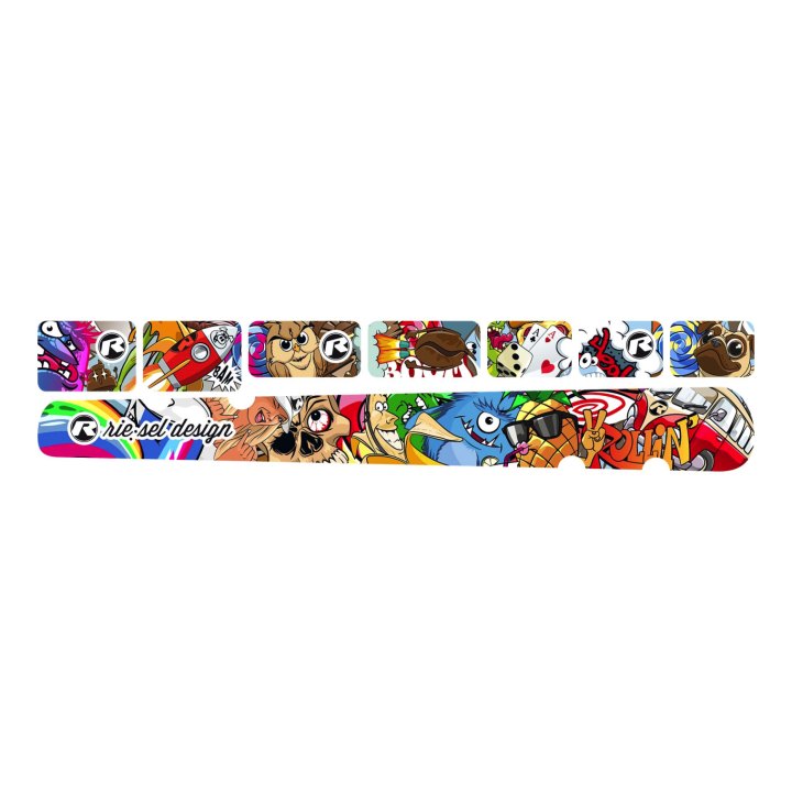 Kit film de protection Riesel Design CHAIN:GUARD bases stickerbomb eyecatcher