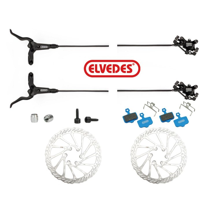 Paire de freins Elvedes HP4000 Dual piston Mineral