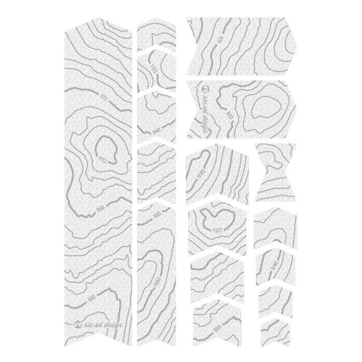 Kit film de protection Riesel Design FRAME:GUARD cadre hohenlinien white
