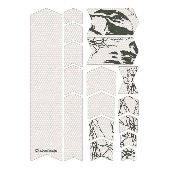 Kit film de protection Riesel Design FRAME:TAPE 3000 cadre skull