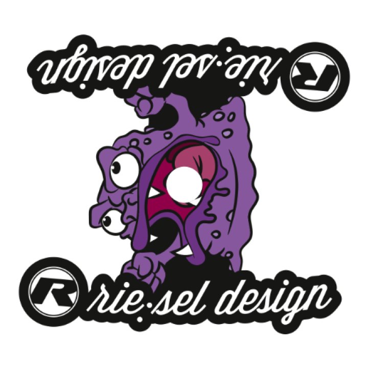 Kit stickers valves Riesel Design Monster x2