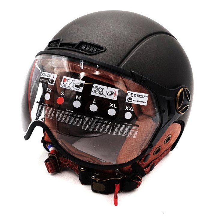 Casque JET Gris graphite Mat (taille XS à XXL)