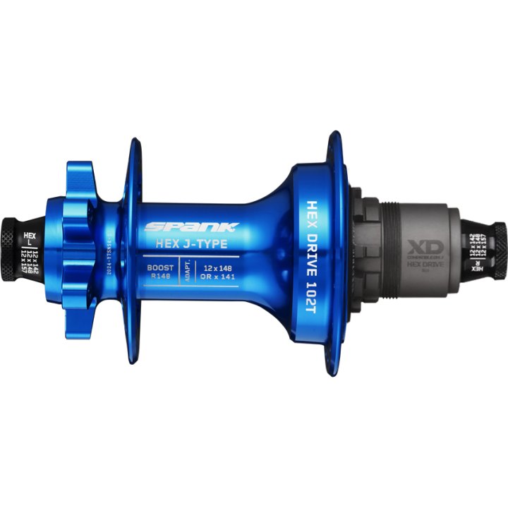 Moyeu arrière Spank HEX J-Type Boost R148 XD Hub, 102T, 32H