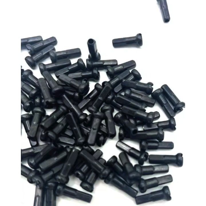 Pack de 100x Funn Têtes de rayons Brass (Laiton) 14mm/Dia. 2.0mm, noir