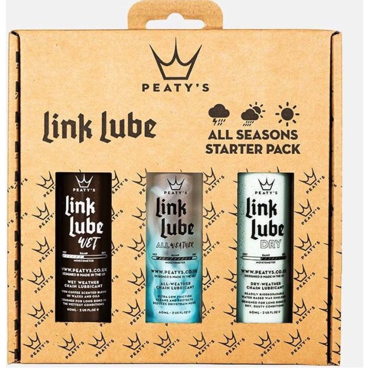 Pack Peaty's Lubrifiants 3x 60ml Linklube All Season
