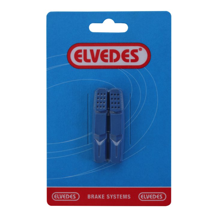 Paire Elvedes Cantilever recharges pour patins de frein pour jante 55mm pour Wet and D