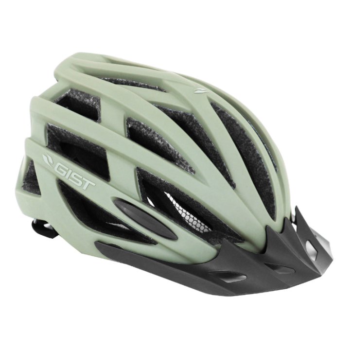 Casque Vélo Adulte Gist E-Bike Planet One Plus Urban Gris Mat In-Mold Taille 56-62 Réglage Molette 212 G - Éclairage Intégré