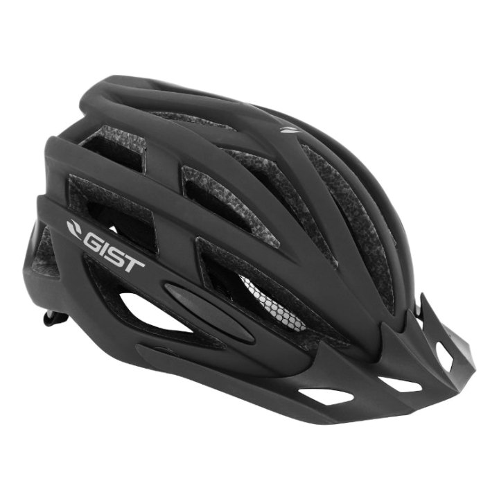 Casque Vélo Adulte Gist E-Bike Planet One Plus Urban Noir Mat In-Mold Taille 56-62 Réglage Molette 212 G - Éclairage Intégré