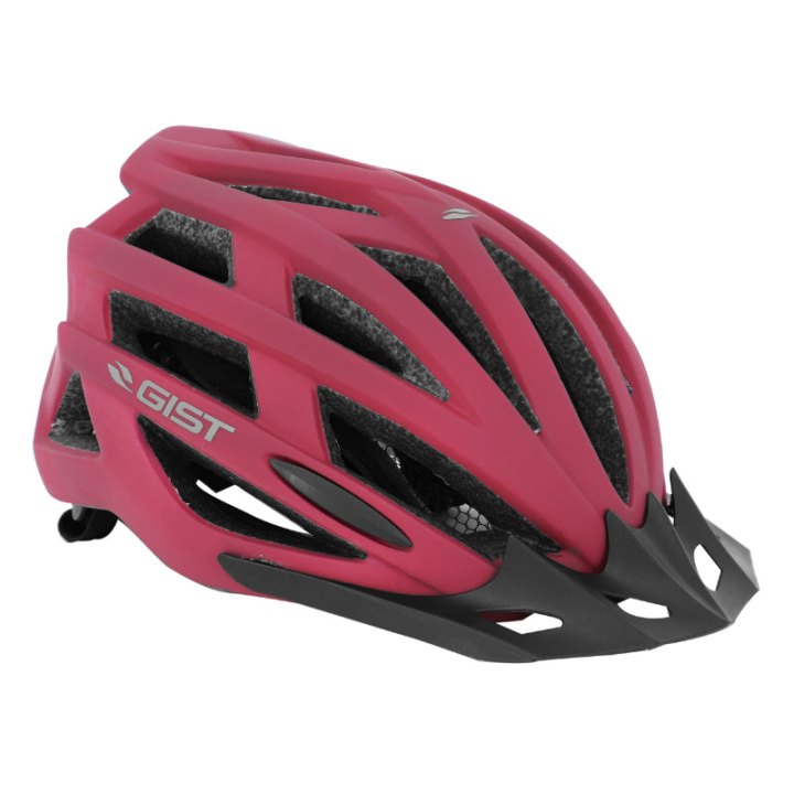 Casque Vélo Adulte Gist E-Bike Planet One Plus Urban Rose Mat In-Mold Taille 52-58 Réglage Molette 212 G - Éclairage Intégré