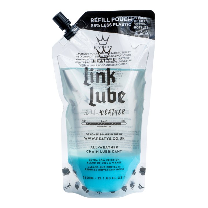 Recharge lubrifiant Peaty's Link Lube toutes conditions 360ml