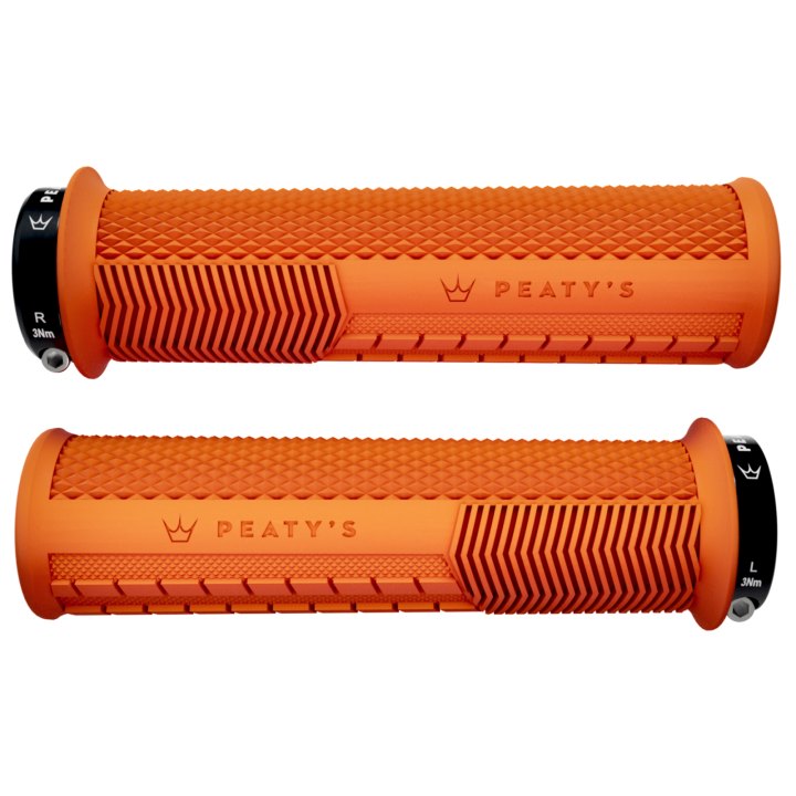 Poignées Peaty's Monarch Knurl épais (32-34mm) Supersoft