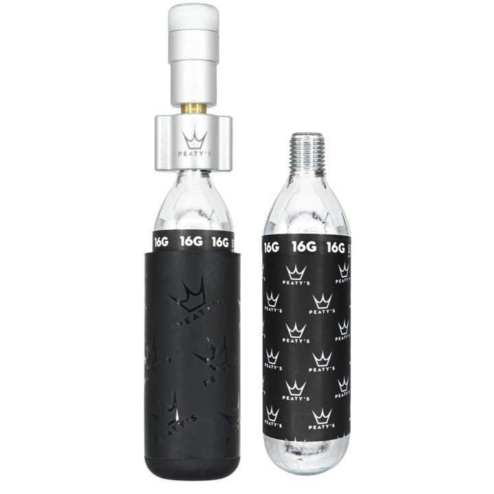 Pompe / gonfleur CO2 Holeshot Peaty's - Route / Gravel (16g)