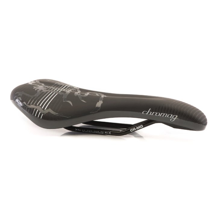 Selle Chromag Juniper noir/gris Synthetic top chromo rails