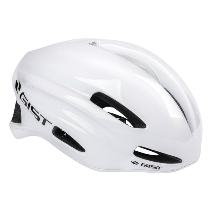 Casque Vélo Adulte Gist Route Veloce Blanc Taille 52-56 Réglage Molette, Boucle Fidlock (Eps-Pc)