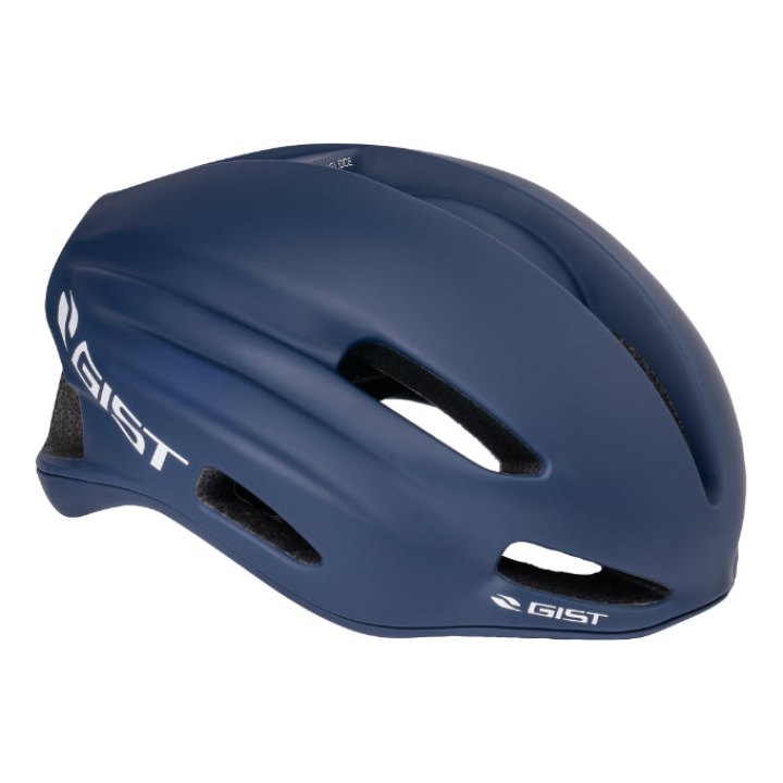 Casque Vélo Adulte Gist Route Veloce Bleu Taille 56-62 Réglage Molette, Boucle Fidlock (Eps-Pc)