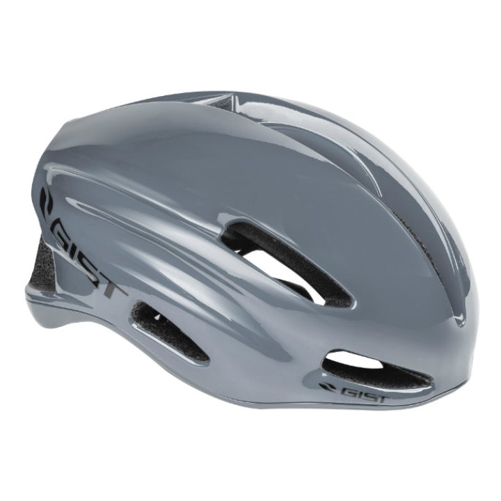 Casque Vélo Adulte Gist Route Veloce Gris Taille 56-62 Réglage Molette Fermeture Boucle Fidlock Magnetique (Eps-Pc)