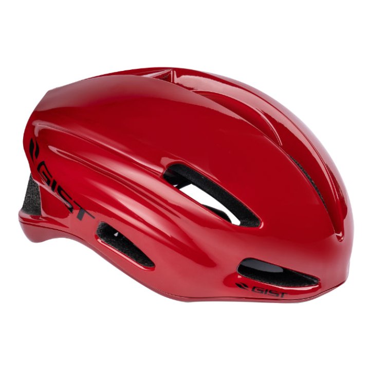 Casque Vélo Adulte Gist Route Veloce Rouge Taille 52-56 Réglage Molette Fermeture Boucle Fidlock Magnetique (Eps-Pc)