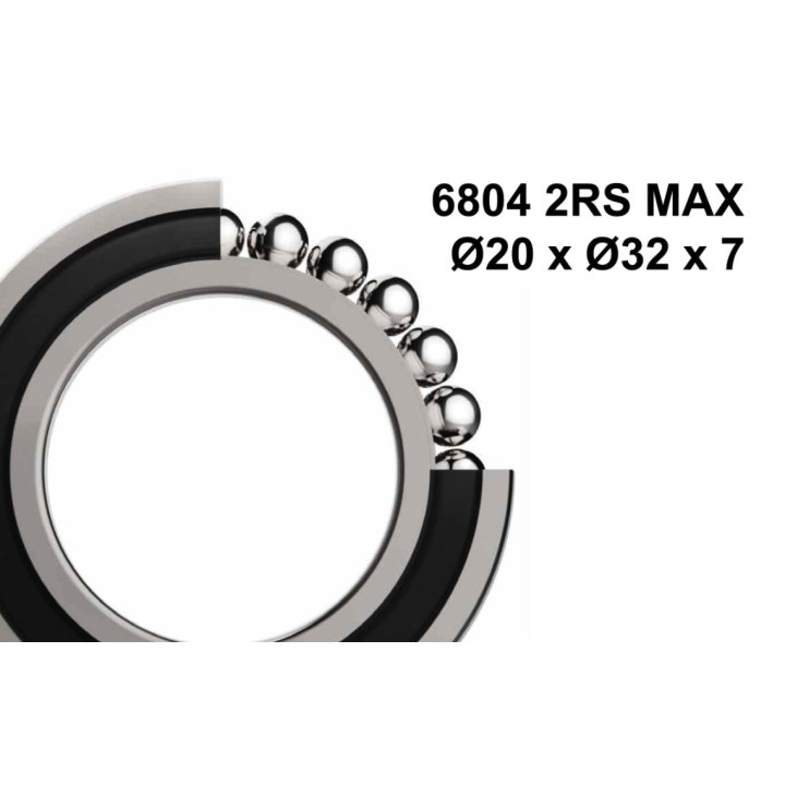 Roulement Elvedes type 6804 MAX Ø20 x Ø32 x 7