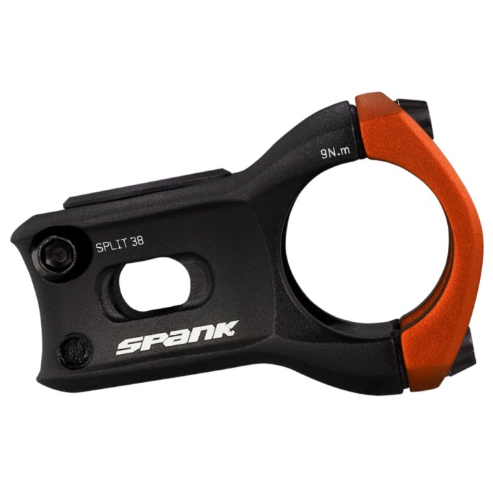 Potence Spank Split, 31.8mm 38.mm orange