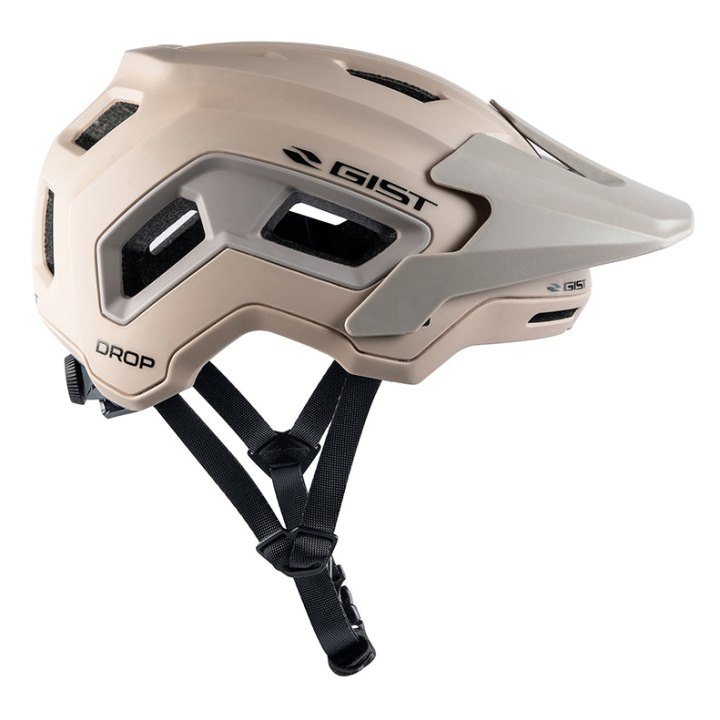 Casque Vélo Adulte Gist VTT Drop Beige In-Mold Taille 52-56 (Vendu En Boite)