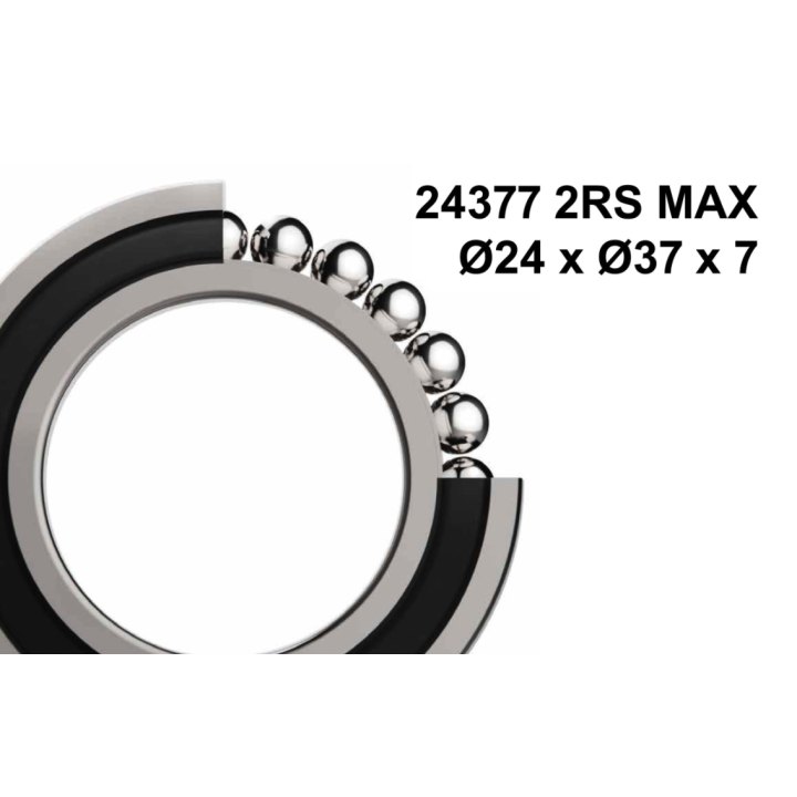 Roulement Elvedes type 24377 MAX Ø24 x Ø37 x 7