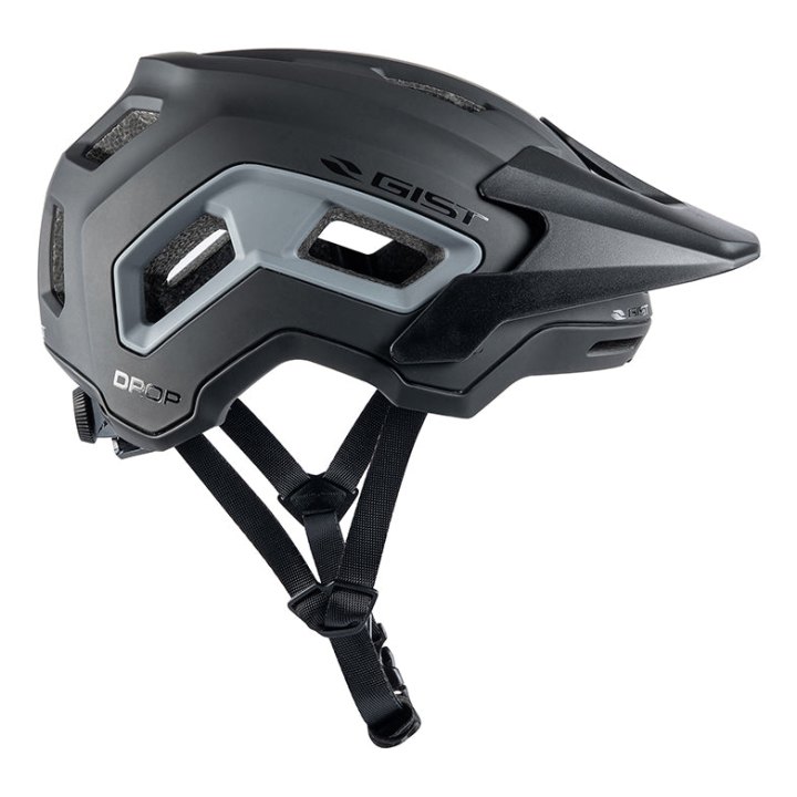Casque Vélo Adulte Gist VTT Drop Noir In-Mold Taille 56-62 (Vendu En Boite)