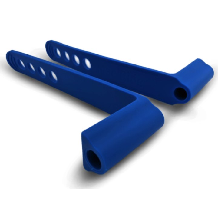 Strap pour étrier Mac Ride bleu (la paire)