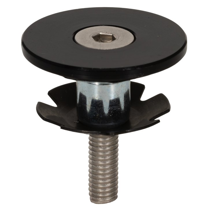Top cap plat + étoile de direction 11/8" metal tube Elvedes