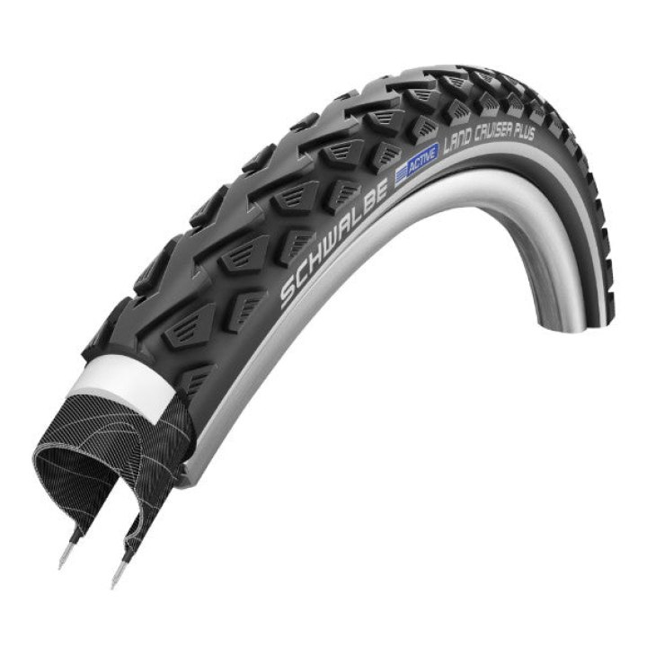 Pneu VTT 26 X 2.00 Schwalbe Land Cruiser Plus Noir Tr (50-559) Renfort Puncture-Guard Compatible VAE