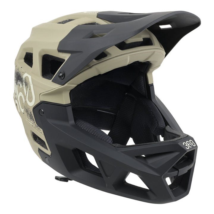 Casque Vélo Type Descente Integral Integra Sport 360 Vert Militaire Taille L (59-61 cm) (Vendu En Boite) - Homologué Ce En-1078