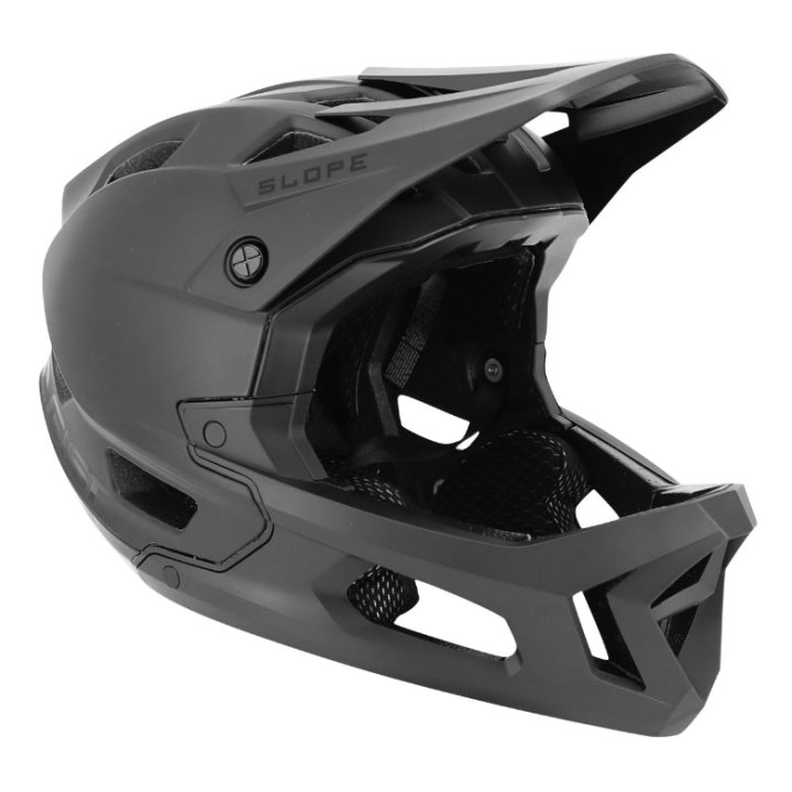 Casque Vélo Type Descente-Enduro Integral Gist Slope Noir Taille 56-59 cm (Vendu En Boite)