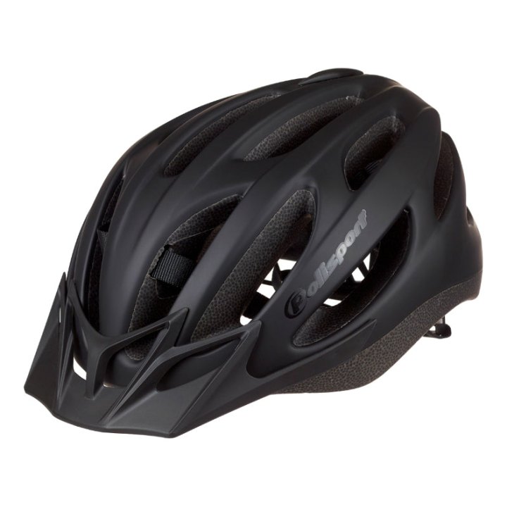 Casque Vélo Urbain-City Adulte Polisport Sport Flow In-Mold Noir Mat Avec Visiere Noir Taille 58-62 System Quick Lock