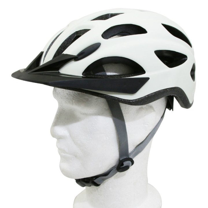Casque Vélo Urbain-City Adulte Polisport Urbain-Citygo Creme Taille 58-61 System Quick Lock Avec Lumière Intégrée