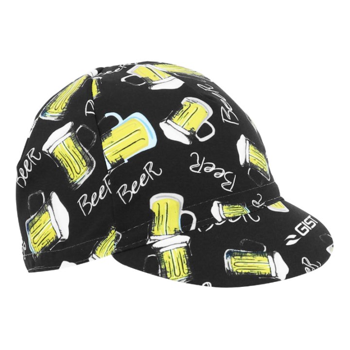 Casquette Gist Style Biere Deco Noir-Jaune