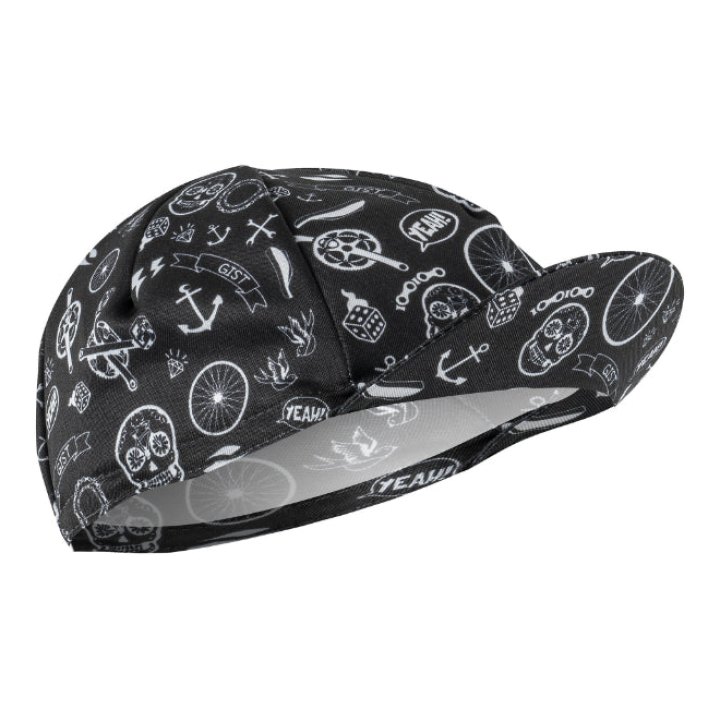 Casquette Gist Style Tattoo Deco Noir-Blanc