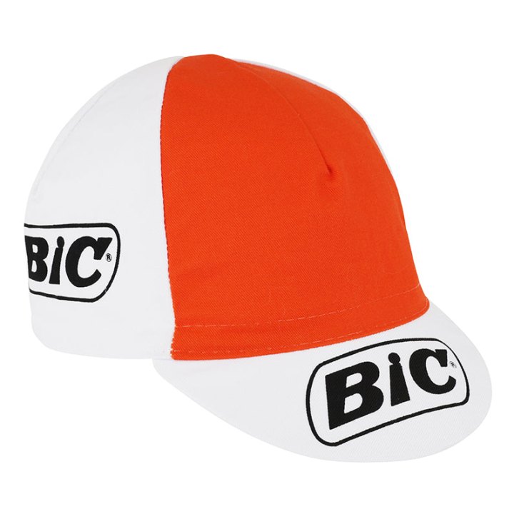 Casquette Vintage Bic Blanc-Orange