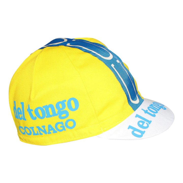 Casquette Vintage Del Tongo Jaune