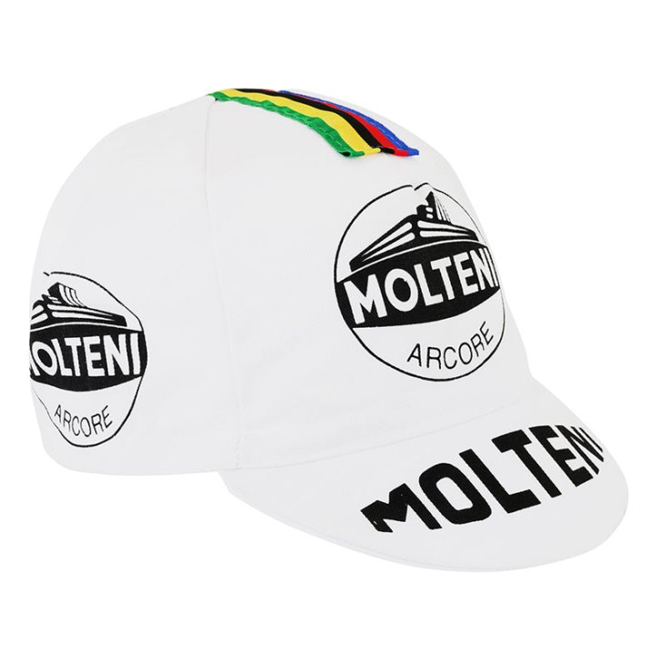 Casquette Vintage Molteni Champion Du Monde Blanc