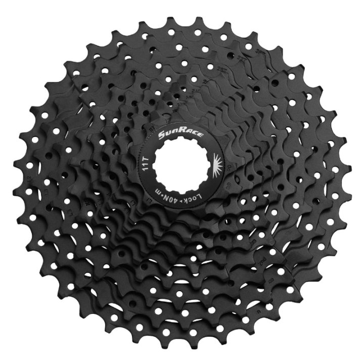Cassette 10V. Sunrace Ms1 11-36 VTT Pour Shimano Noir (Livre En Boite) (11-13-15-17-19-21-24-28-32-36)