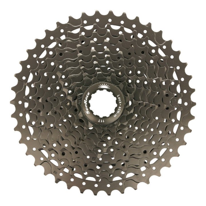 Cassette 10V. Sunrace Ms3 11-42 VTT Pour Shimano Noir (Livre En Boite) (11-13-15-18-21-24-28-32-36-42) (2 Blocs + Pignons)